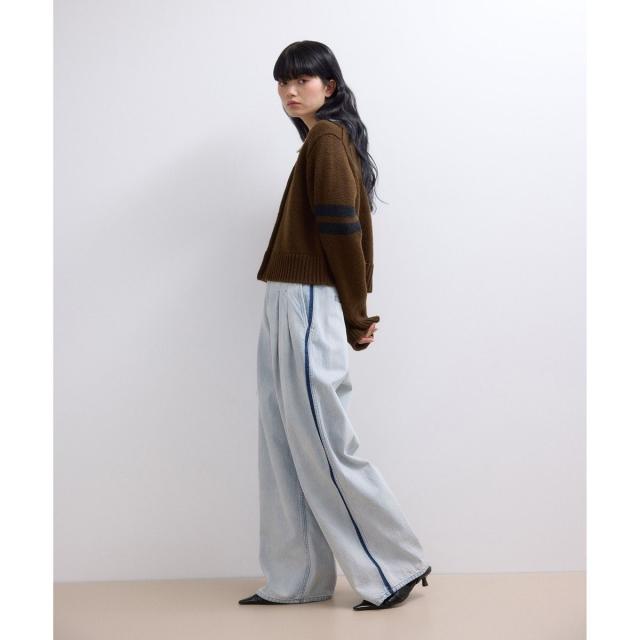 アダムエロペ（ADAM ET ROPE'）/【WEB限定】ポロニットカーディガンの
