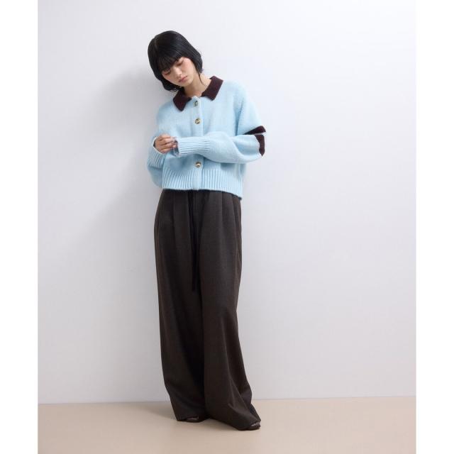 アダムエロペ（ADAM ET ROPE'）/【WEB限定】ポロニットカーディガンの