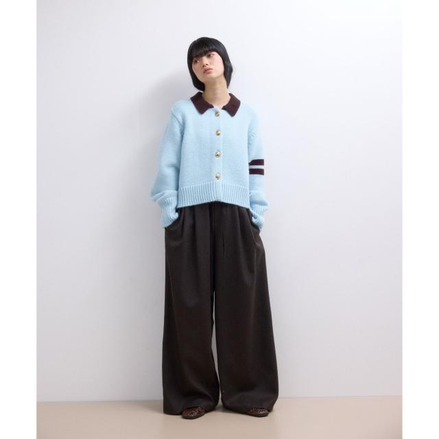 アダムエロペ（ADAM ET ROPE'）/【WEB限定】ポロニットカーディガンの