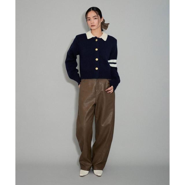アダムエロペ(ADAM ET ROPE')/【WEB限定】ポロニットカーディガンの アダムエロペ(ADAM ET ROPE')/【WEB限定】ポロニットカーディガンの
