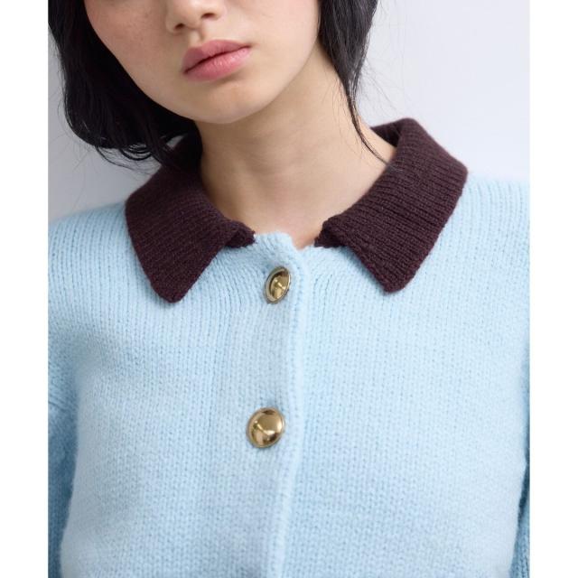 アダムエロペ（ADAM ET ROPE'）/【WEB限定】ポロニットカーディガンの