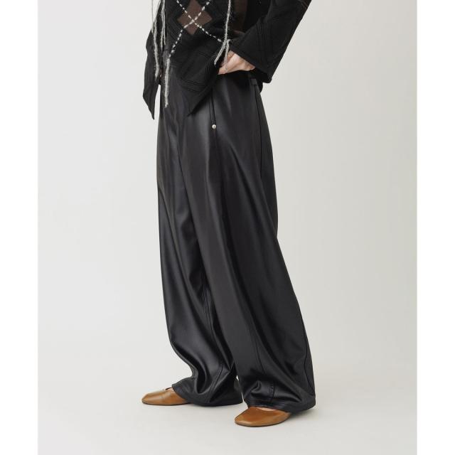 アダムエロペ（ADAM ET ROPE’）/グロスボンディングコクーンパンツ