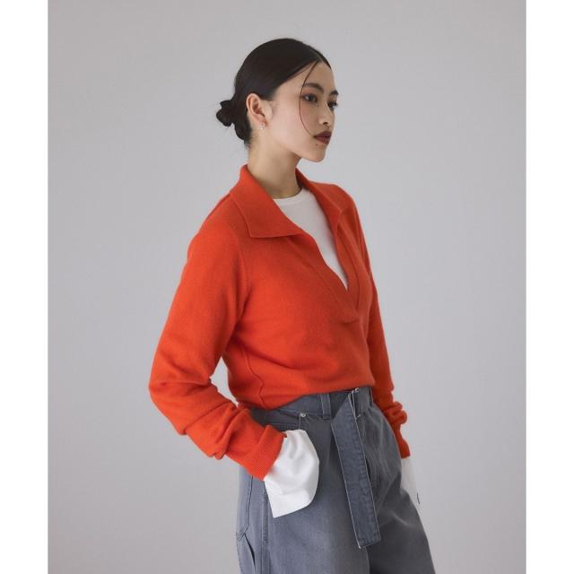 アダムエロペ（ADAM ET ROPE'）/カシミヤポロニット