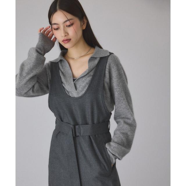 アダムエロペ（ADAM ET ROPE'）/カシミヤポロニット