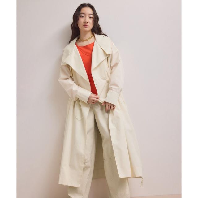 アダムエロペ（ADAM ET ROPE’）/【WEB限定】・【サステナブル】スタンドカラーロングモッズコート