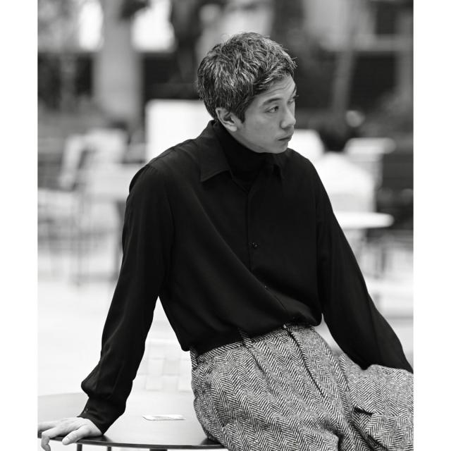 アダムエロペ（ADAM ET ROPE’）/【NIKKE】シフォンボイル レギュラーカラーシャツ_1