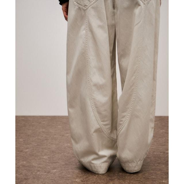 アダムエロペ（ADAM ET ROPE’）/ピグメントダイエッグパンツ_11