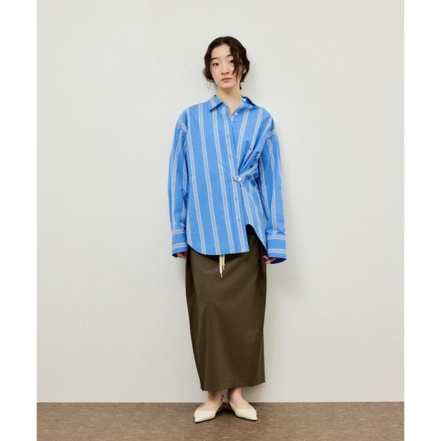 アダムエロペ（ADAM ET ROPE'）/FAbRICA ストライプマルチwayシャツの