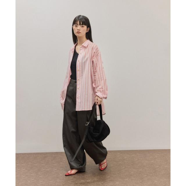 アダムエロペ（ADAM ET ROPE'）/FAbRICA ストライプマルチwayシャツの