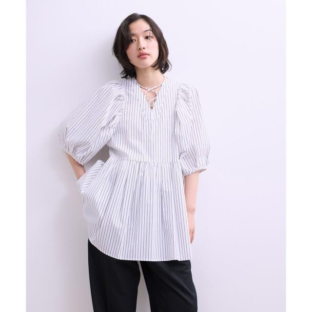 アダムエロペ（ADAM ET ROPE’）/【WEB限定】2WAYバルーンスリーブチュニック_3