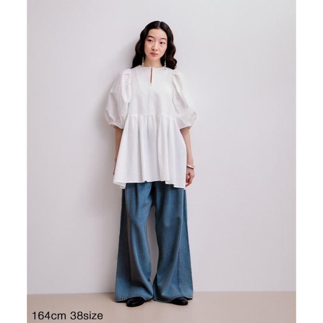 アダムエロペ（ADAM ET ROPE’）/【WEB限定】2WAYバルーンスリーブチュニック_10