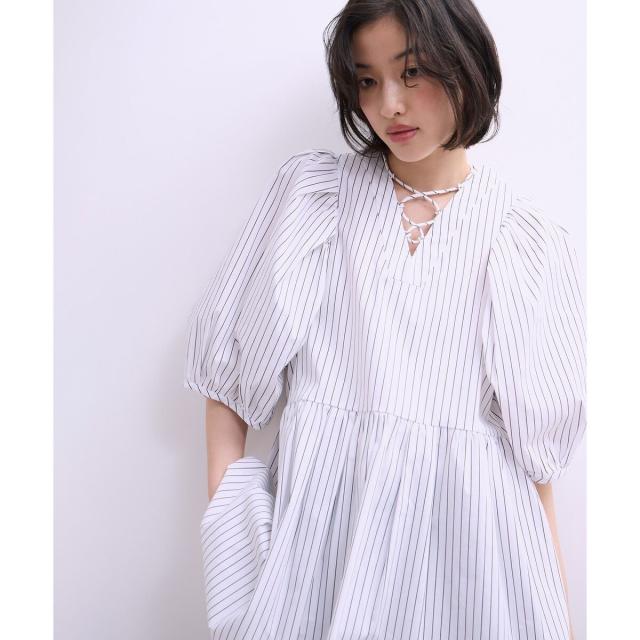 アダムエロペ（ADAM ET ROPE’）/【WEB限定】2WAYバルーンスリーブチュニック_17