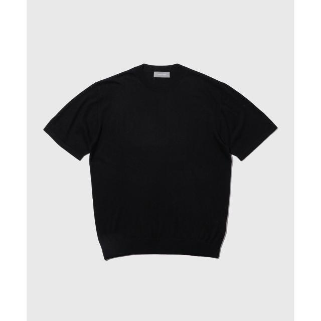 アダムエロペ（ADAM ET ROPE’）/カシミヤシルク ニット Tシャツ / ロングシーズン着用可能