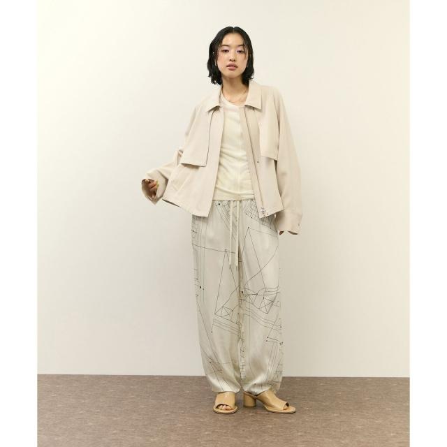 アダムエロペ（ADAM ET ROPE’）/アーキテクチャープリントパンツ_1