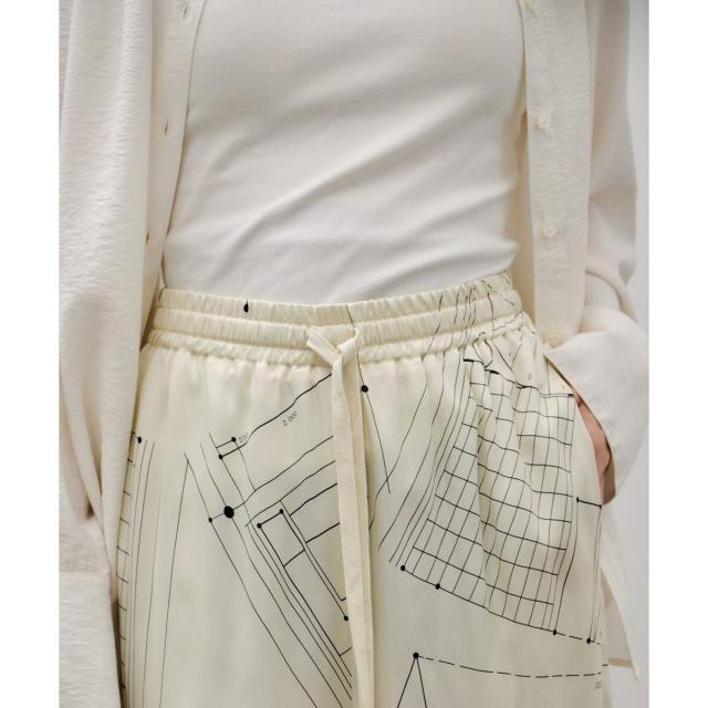 アダムエロペ（ADAM ET ROPE’）/アーキテクチャープリントパンツ_7