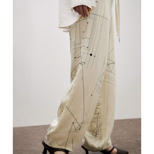 アダムエロペ（ADAM ET ROPE’）/アーキテクチャープリントパンツ_8