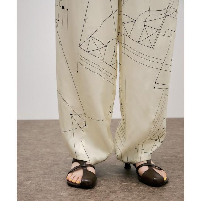 アダムエロペ（ADAM ET ROPE’）/アーキテクチャープリントパンツ_9