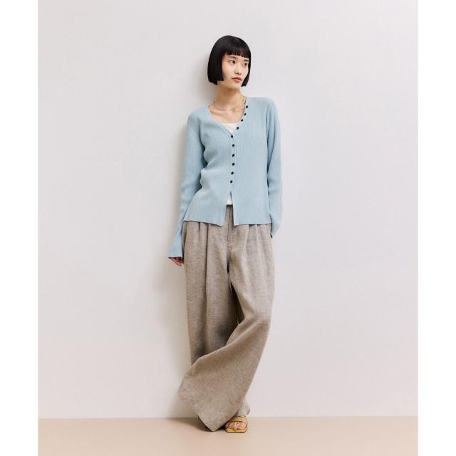 アダムエロペ（ADAM ET ROPE’）/【WEB限定】2WAYリブカーディガン_9