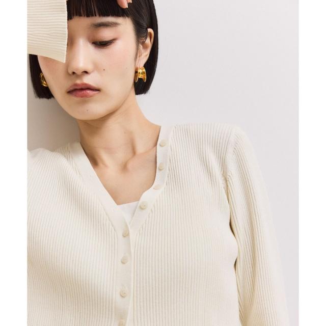 アダムエロペ（ADAM ET ROPE’）/【WEB限定】2WAYリブカーディガン_13