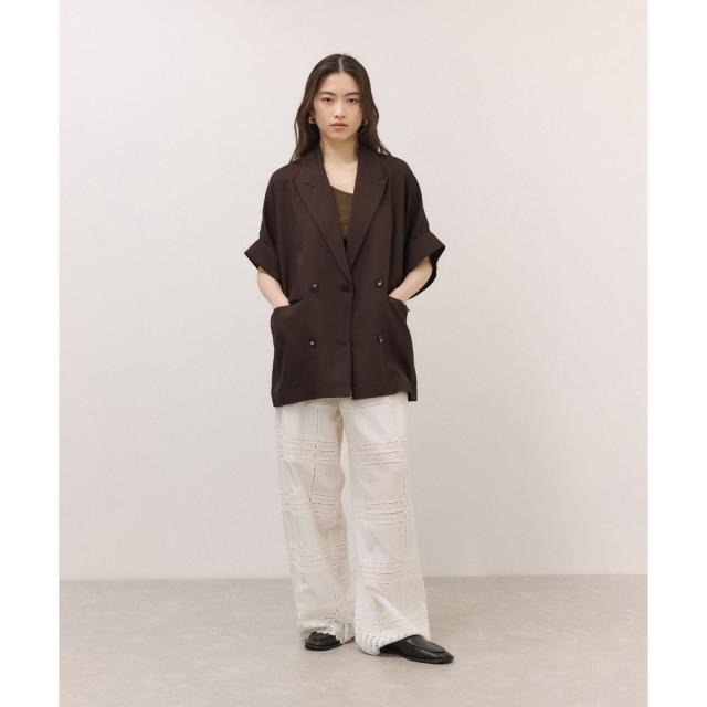 アダムエロペ（ADAM ET ROPE’）/【サステナブル】ショートスリーブシャツジャケット_11