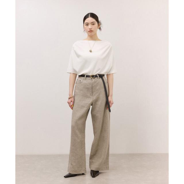 アダムエロペ（ADAM ET ROPE’）/リネン5ポケットパンツ_3