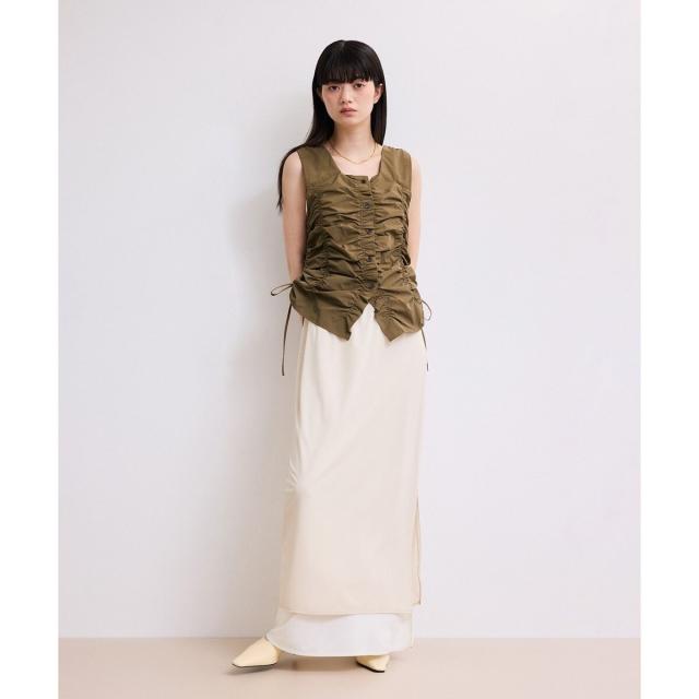 アダムエロペ（ADAM ET ROPE’）/【WEB限定】シャーリングジレ_4