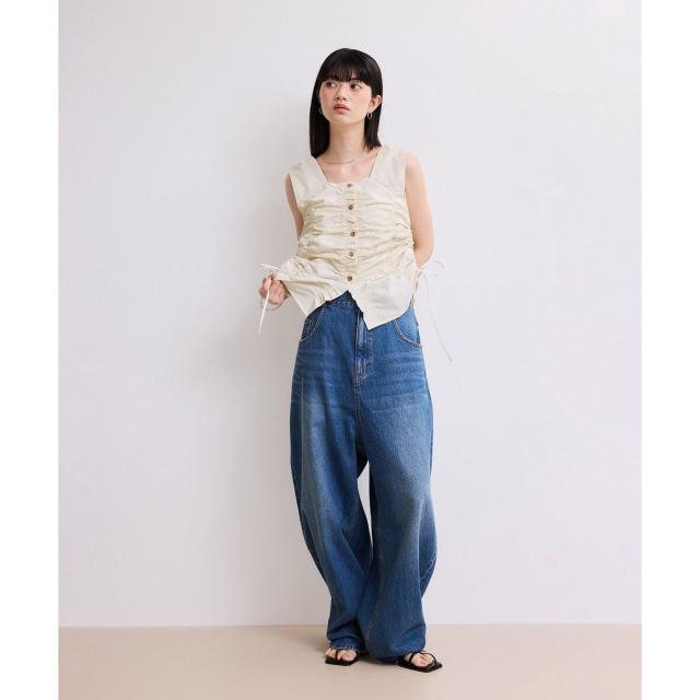 アダムエロペ（ADAM ET ROPE’）/【WEB限定】シャーリングジレ_5