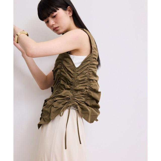 アダムエロペ（ADAM ET ROPE’）/【WEB限定】シャーリングジレ_8
