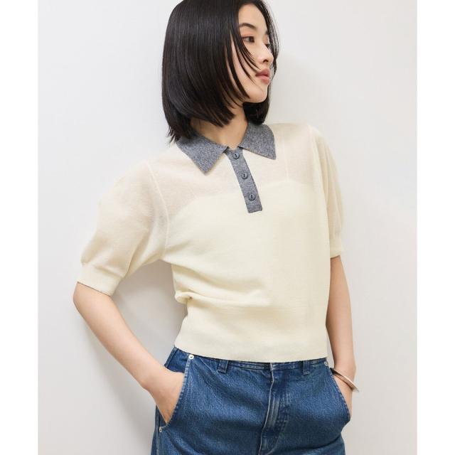 アダムエロペ（ADAM ET ROPE'）/【定番】ラミーニットポロシャツの通販