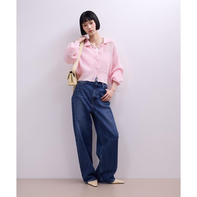 アダムエロペ（ADAM ET ROPE'）/【WEB限定】ワイドリブヘムポロ