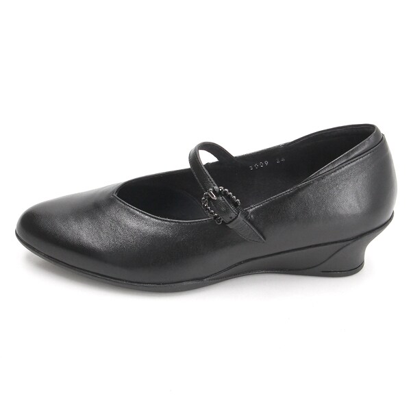 コンポジション9（composition9）/ワンストラップコンフォートウェッジヒールパンプス