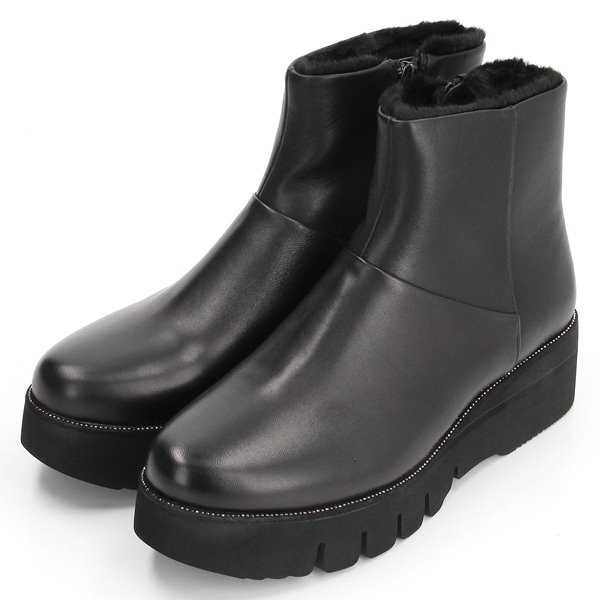 コンポジション9（composition9）/厚底コンフォートボアショートブーツ