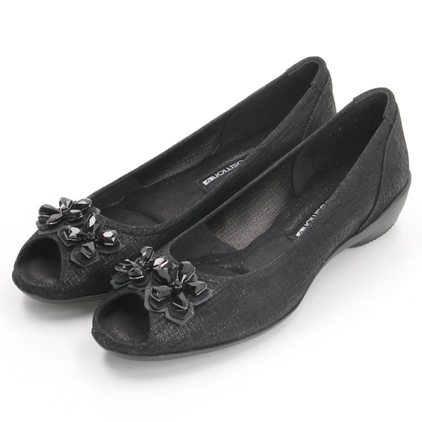 コンポジション9（composition9）/ビジューモチーフオープントゥコンフォートパンプス