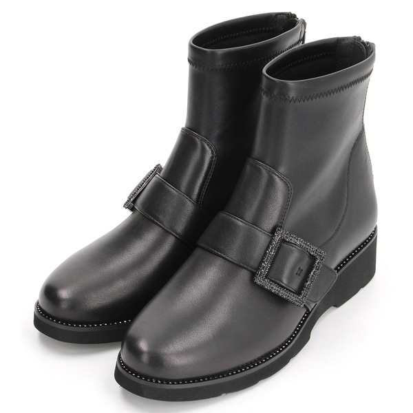 コンポジション9（composition9）/リボンモチーフスタイリッシュコンフォートフラットシューズ?