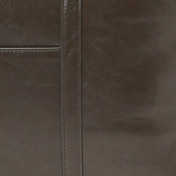 ビーシーイシュタル/上質な光沢が特徴的なオイル加工PUブリーフバッグ