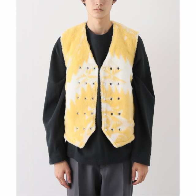 ジャーナルスタンダード/【MASU / エムエーエスユー】 JACQUARD NATIVE FLEECE SNAP VEST