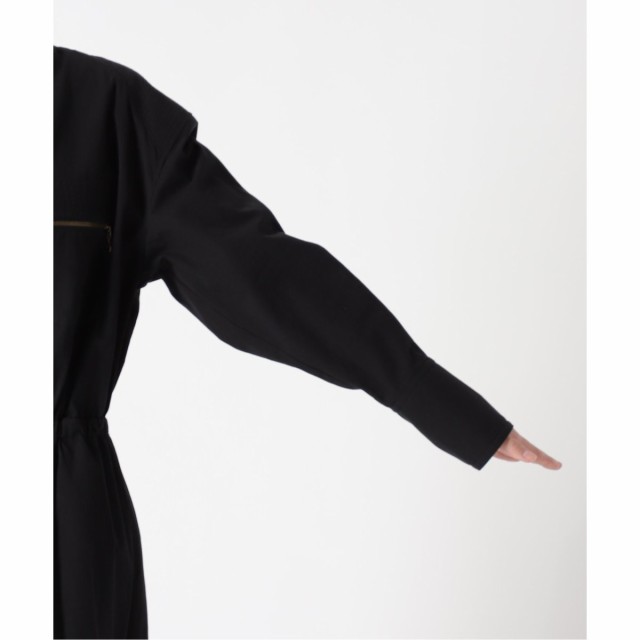 【新品】KIARIS vintageコラボ　デザインヘムサテンパンツ　ブラック