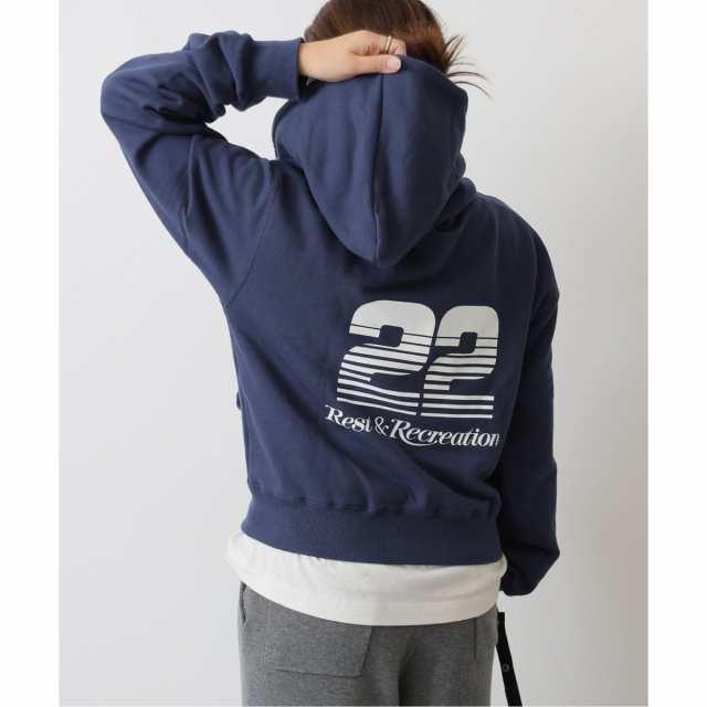 ジャーナルスタンダード（JOURNAL STANDARD）/【Rest&Recreation】22LOGO CROPPED HOODIE RR241TP025