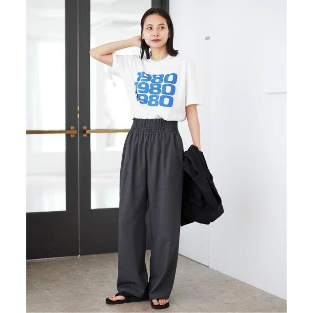 ジャーナルスタンダード（JOURNAL STANDARD）/《追加5》ウールライクストレッチワイドパンツ