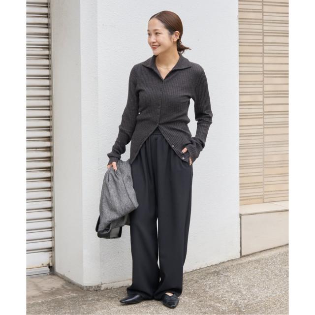ジャーナルスタンダード（JOURNAL STANDARD）/《追加5》ウールライクストレッチワイドパンツ
