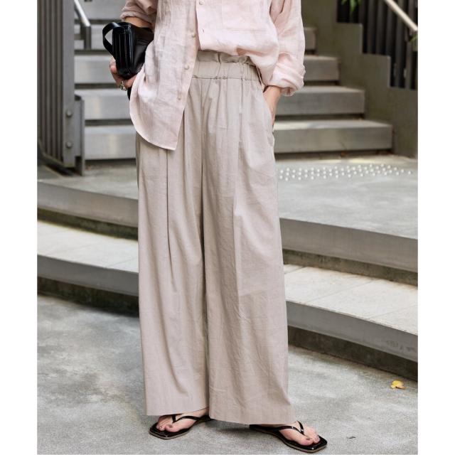 ジャーナルスタンダード（JOURNAL STANDARD）/《追加》ウォッシャブルコットンリネンVISワイドパンツの通販は