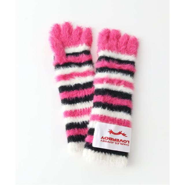 ジャーナルスタンダード（JOURNAL STANDARD）/【Charles Jeffrey LOVERBOY】 FLUFFY STRIPED GLOVES