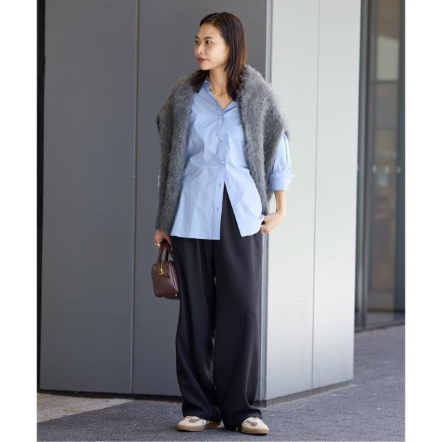ジャーナルスタンダード（JOURNAL STANDARD）/《追加6》ウールライクストレッチワイドパンツ