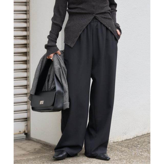 ジャーナルスタンダード（JOURNAL STANDARD）/《追加6》ウールライクストレッチワイドパンツ