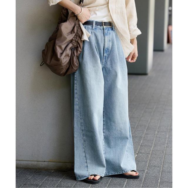 ジャーナルスタンダード　2タックワイドデニムパンツ　38 ジャーナルスタンダード 2タックワイドデニムパンツ 38