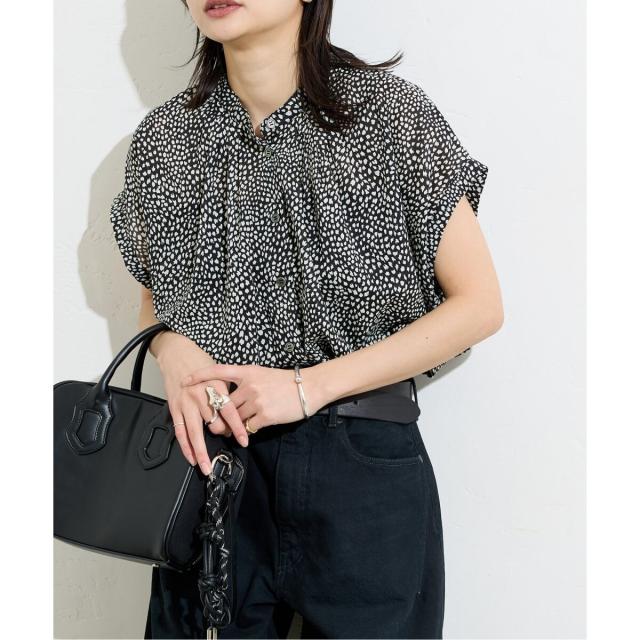 パフスリーブ ブラウス トレンド 韓国 レディース Vネック