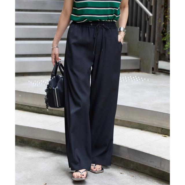 AK+1 アンブレラ スカート ロング フレア ネイビー 36 Demi-Luxe