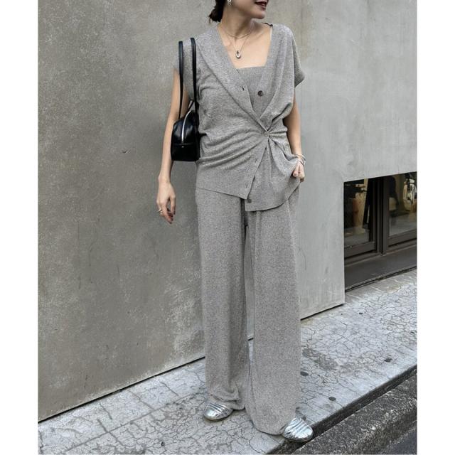 ジャーナルスタンダード（JOURNAL STANDARD）/《追加2》リネンレーヨンニュアンスベスト