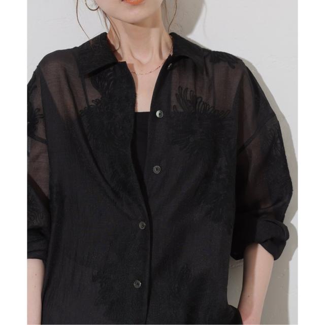 ジャーナルスタンダード（JOURNAL STANDARD）/《追加2》シアーレースビッグシャツ