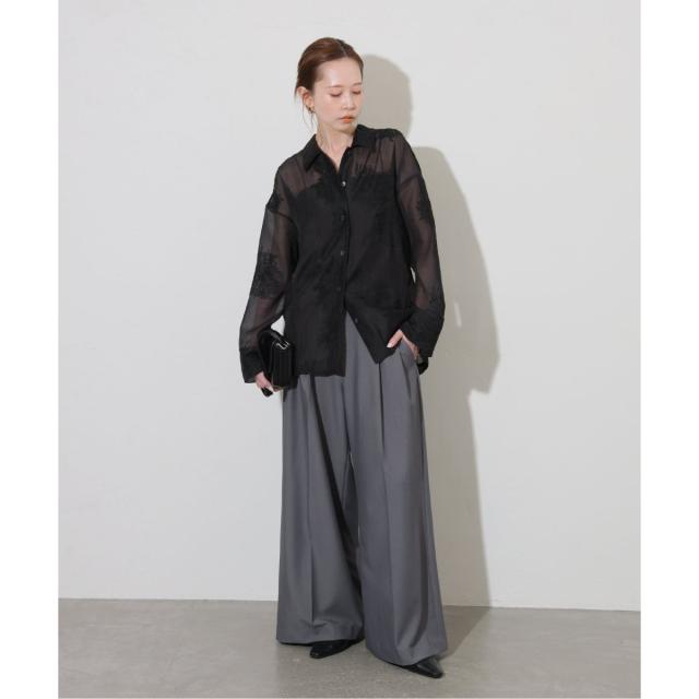 ジャーナルスタンダード（JOURNAL STANDARD）/《追加2》シアーレースビッグシャツ